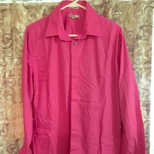 Express Button Down Pink Dress Shirt
